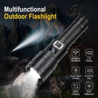S2301 30W White Laser Wick 1000LM Telescopic Zoom LED Flashlight — view 5