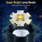 S2301 30W White Laser Wick 1000LM Telescopic Zoom LED Flashlight — view 7
