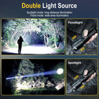 S2301 30W White Laser Wick 1000LM Telescopic Zoom LED Flashlight — view 9