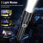 S2301 30W White Laser Wick 1000LM Telescopic Zoom LED Flashlight — view 10