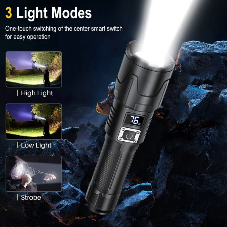 S2301 30W White Laser Wick 1000LM Telescopic Zoom LED Flashlight — view 10