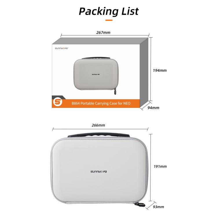 Sunnylife Drone Batteries Kit Storage Case Box Suitcase — view 13