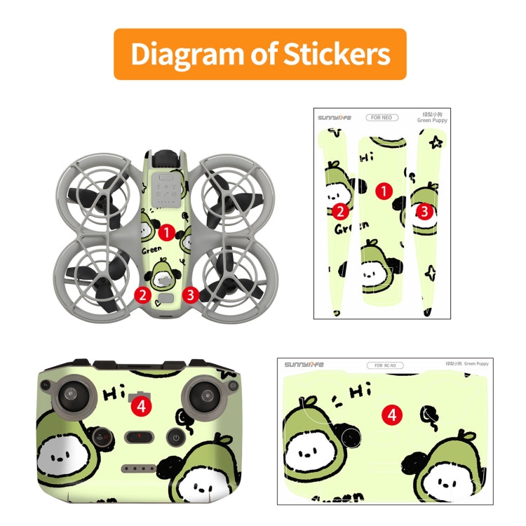 Drone Body Remote Control Protective Sticker — view 17