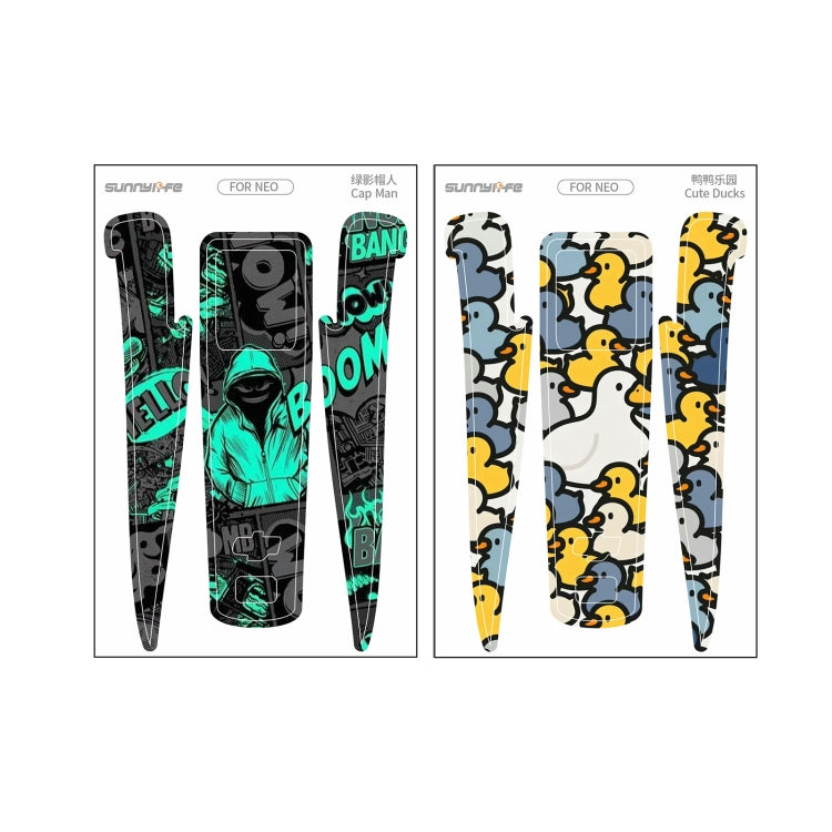 2pcs Combo Drone Body Protective Stickers