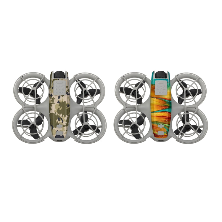 2pcs Combo Drone Body Protective Stickers — Green Puppy + Monster Party