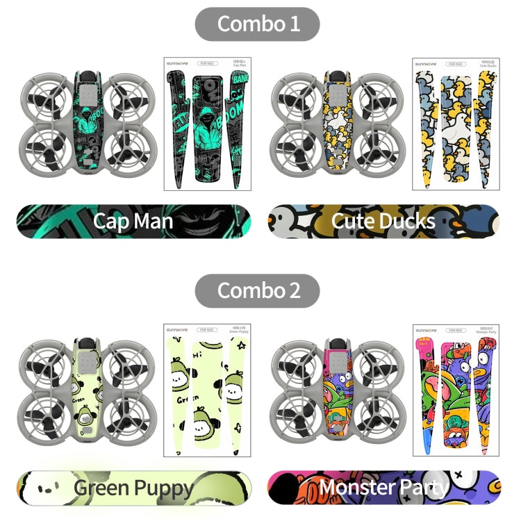 2pcs Combo Drone Body Protective Stickers