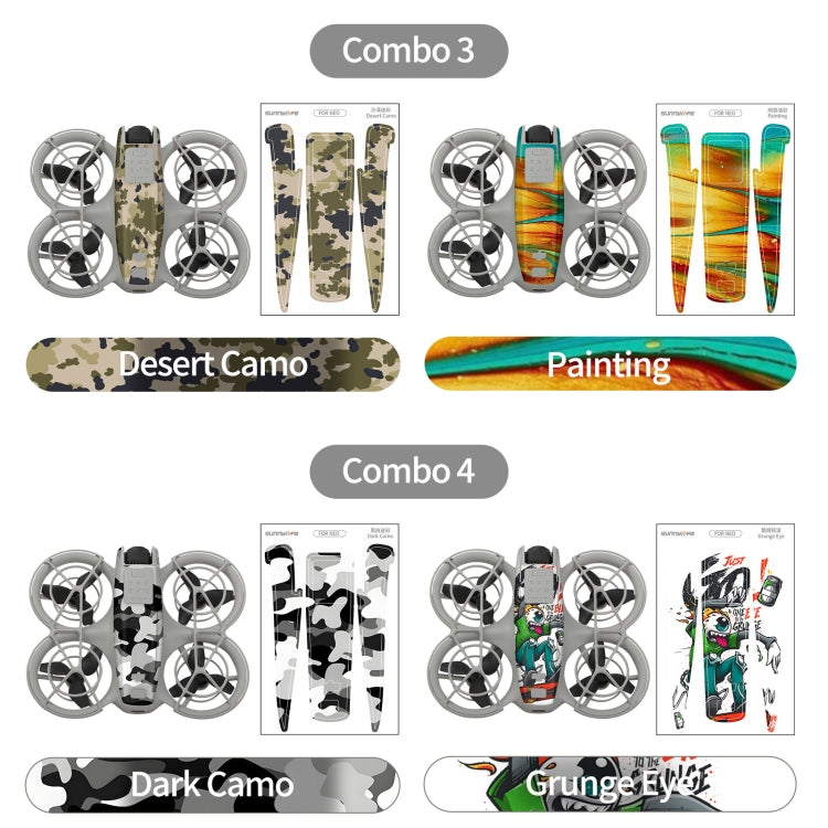 2pcs Combo Drone Body Protective Stickers