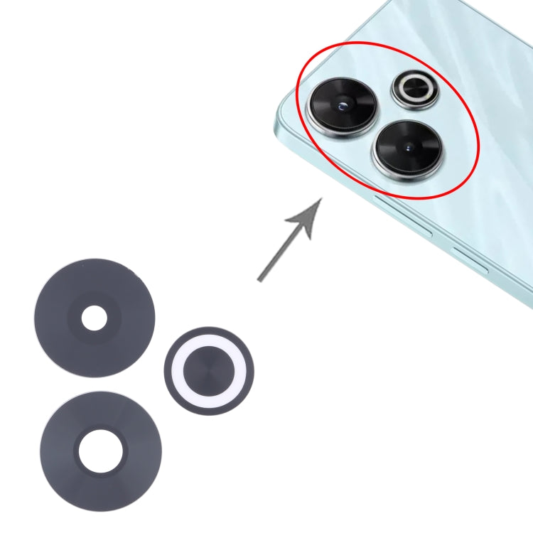 10pcs Back Camera Lens