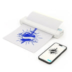 A41 203DPI Portable Tattoo Printer Office Study Bluetooth HD Thermal Printer — White
