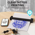 A41 203DPI Portable Tattoo Printer Office Study Bluetooth HD Thermal Printer — view 10