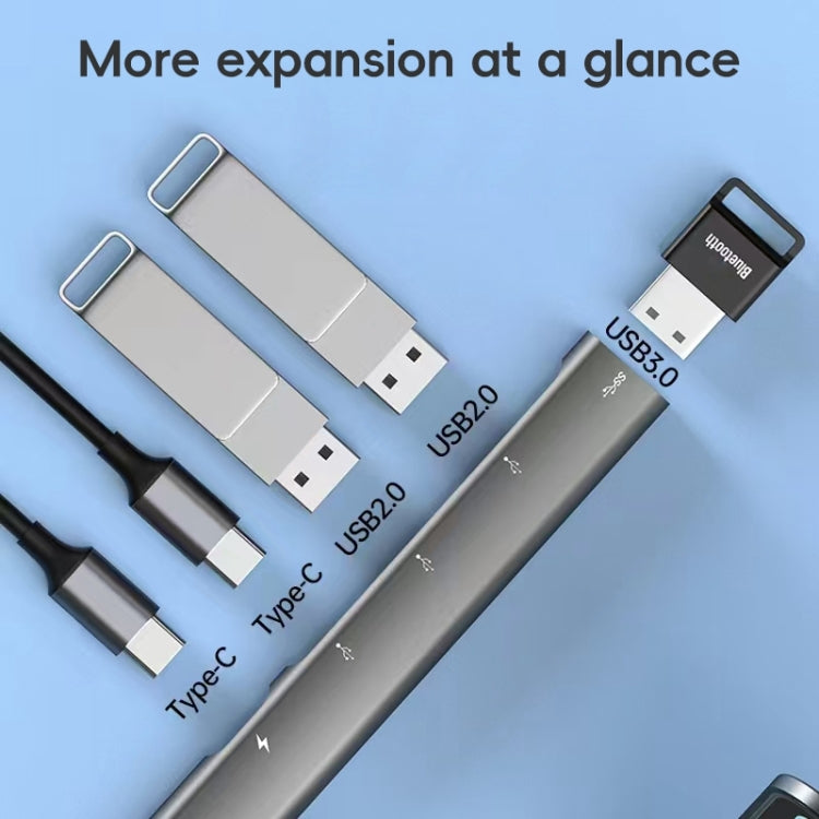 2 Type-C, 3 USB Multifunctional HUB Docking Station, 2 Type-C, 3 USB — view 6