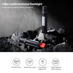 Original Xiaomi Mijia Multifunctional Flashlight 1000LM IPX4 with Side Light — MJSDT001QW
