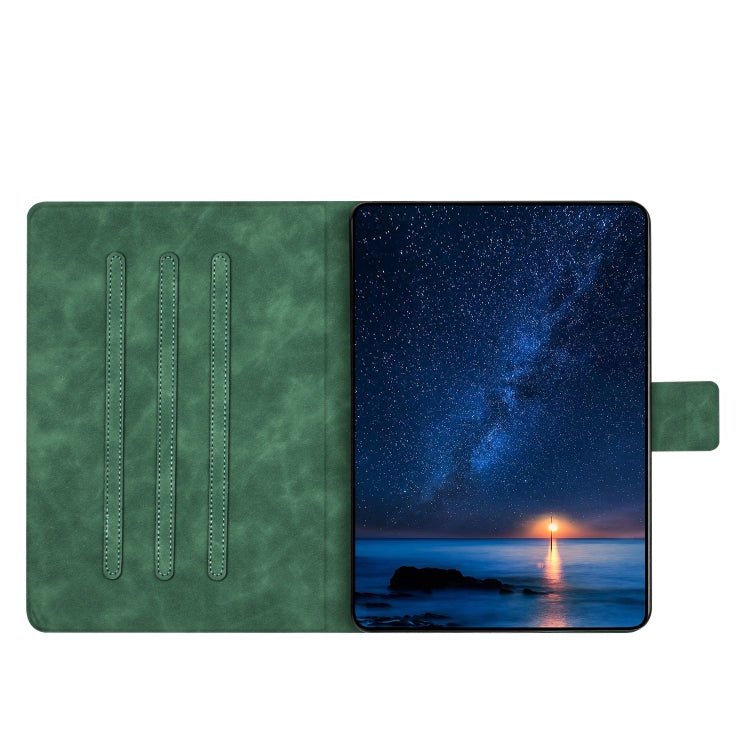 Embossed Couple Cat Smart Tablet Leather Case