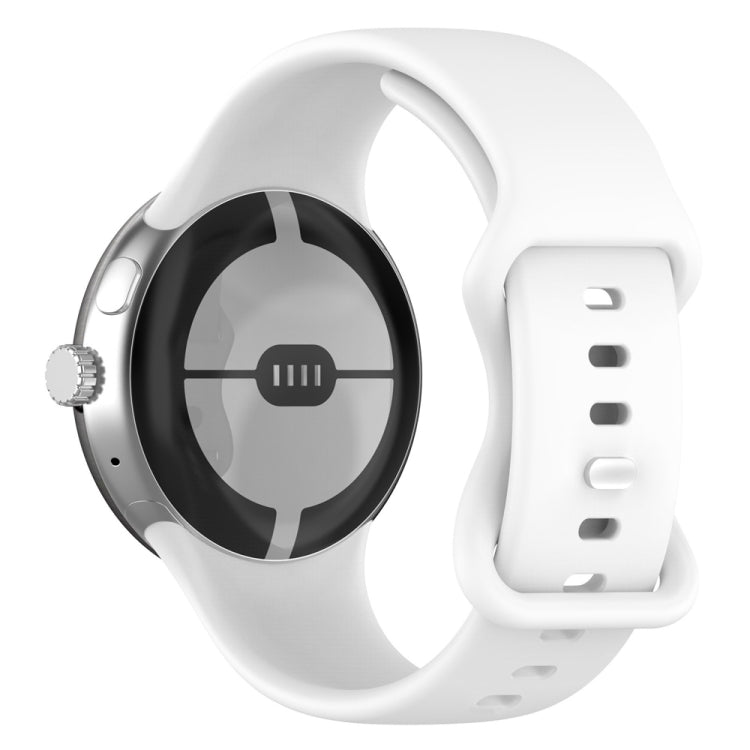Butterfly Buckle Solid Color Silicone Watch Band