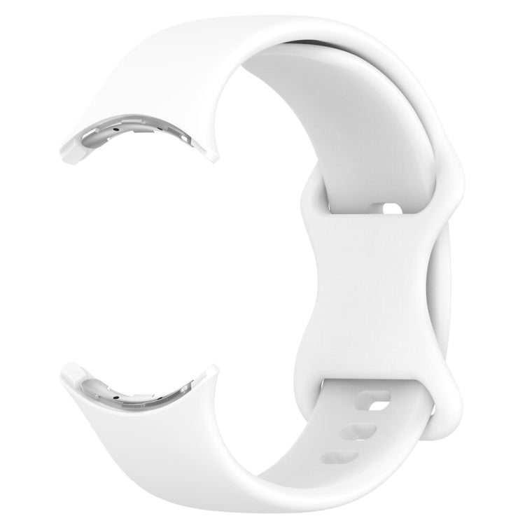 Butterfly Buckle Solid Color Silicone Watch Band