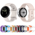 Butterfly Buckle Solid Color Silicone Watch Band
