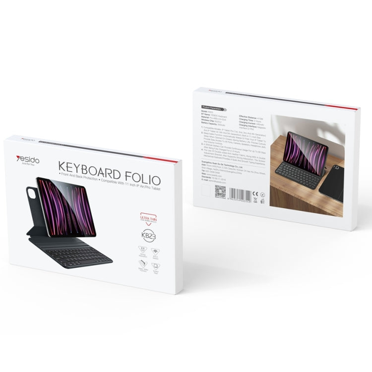 Yesido Dual-sided Clip Magnetic Keyboard Leather Case