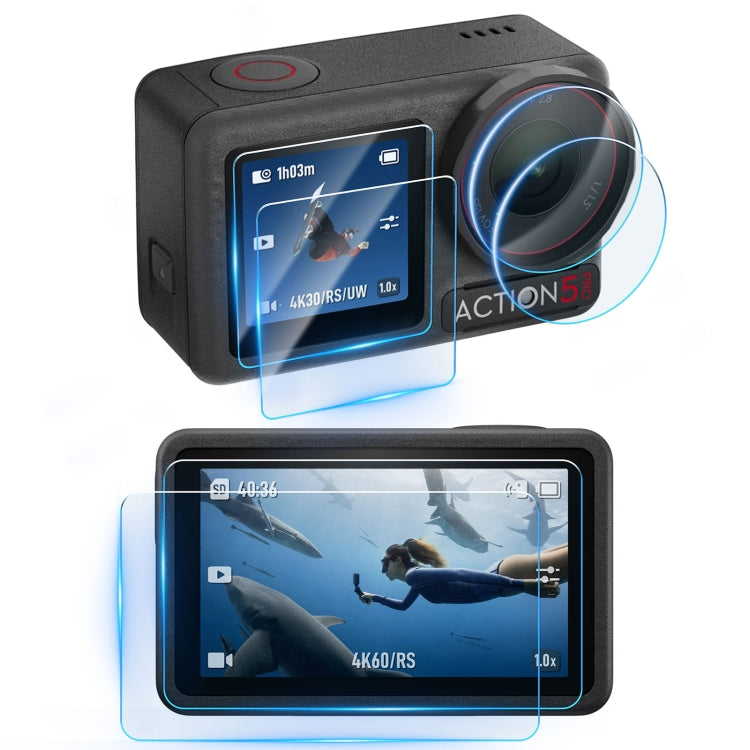 3 in 1 Lens Protector Front and Rear Screen Tempered Glass Films