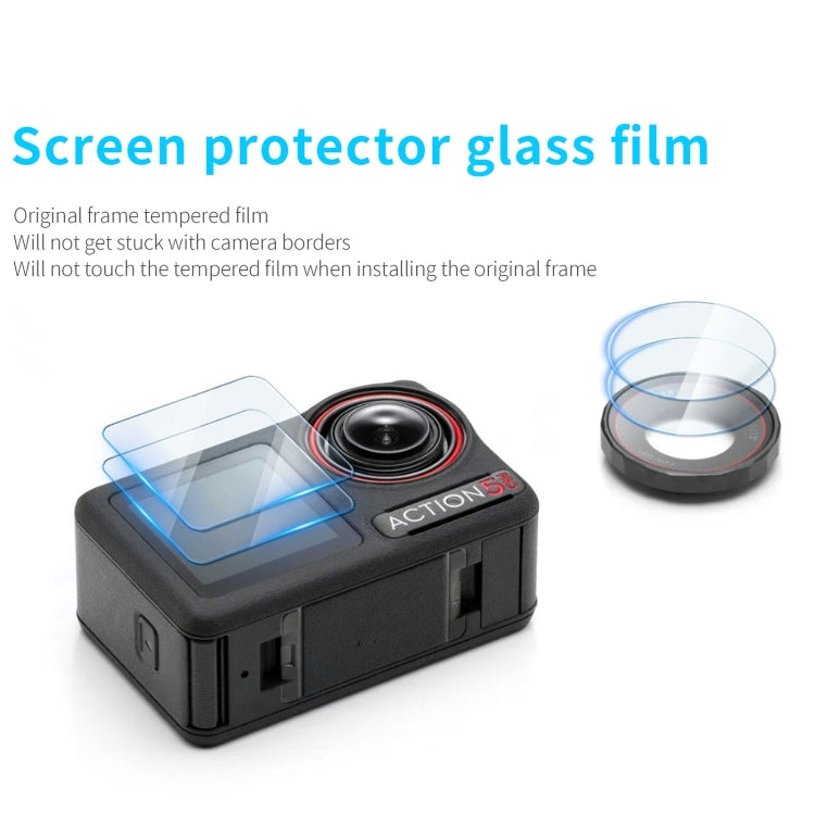 3 in 1 Lens Protector Front and Rear Screen Tempered Glass Films
