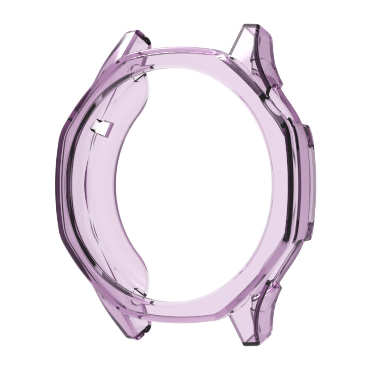 Half Coverage Hollow TPU Watch Protective Case — Transparent Blue