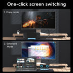 YCE-V279 10 in 1 USB-C Gaming Dock Station Hard Disk Enclosure with Detachable Fan — view 10
