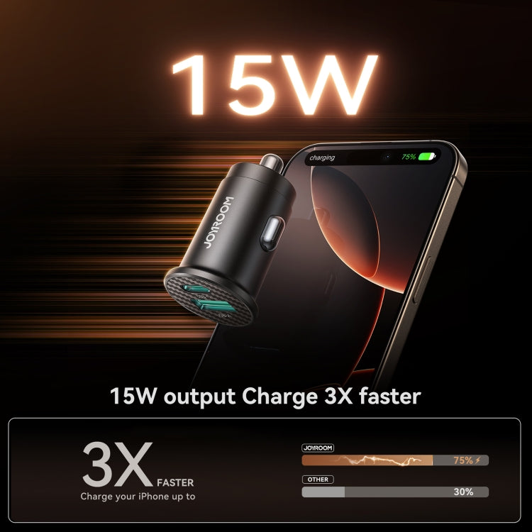 JOYROOM JR-CCN16 15W USB-A and USB-C Mini Car Charger — view 4
