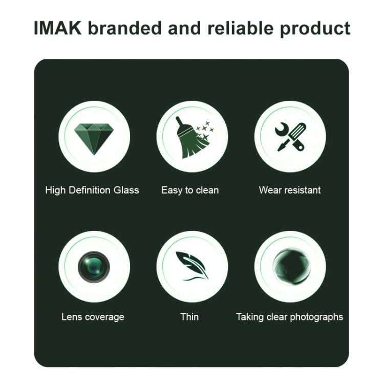 IMAK Rear Camera Lens Glass Film Black Version