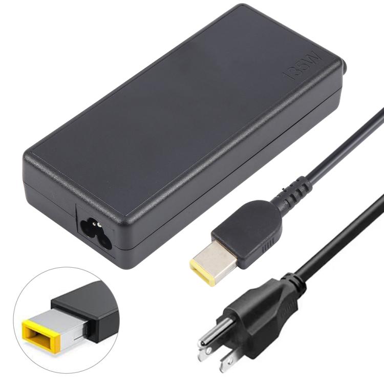 135W 20V 6.75A Laptop Notebook Power Adapter with Big Square USB Port For Lenovo Thinkpad / ThinkBook / Xiaoxin — EU Plug
