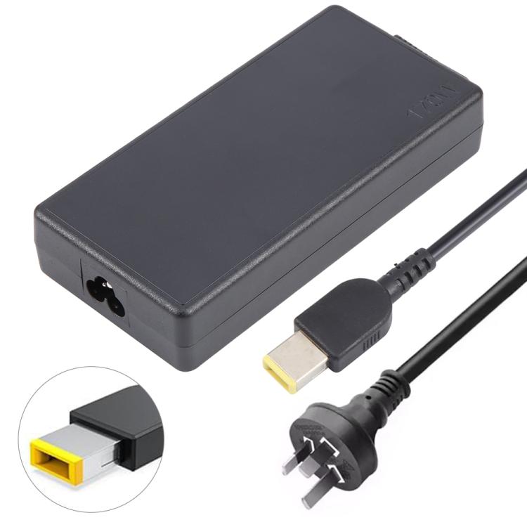 170W 20V 8.5A Laptop Notebook Power Adapter with Big Square USB Port For Lenovo Thinkpad / ThinkBook / Xiaoxin — UK Plug