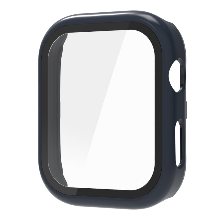 Tempered Glass Film Integrated PC Watch Protective Case — Green