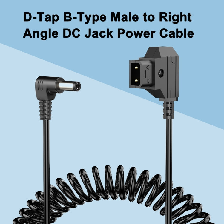 1.5m D-Tap B-Type Male to DC Adapter Monitor Cable