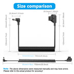 1.5m D-Tap B-Type Male to DC Adapter Monitor Cable