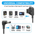1.5m D-Tap B-Type Male to DC Adapter Monitor Cable