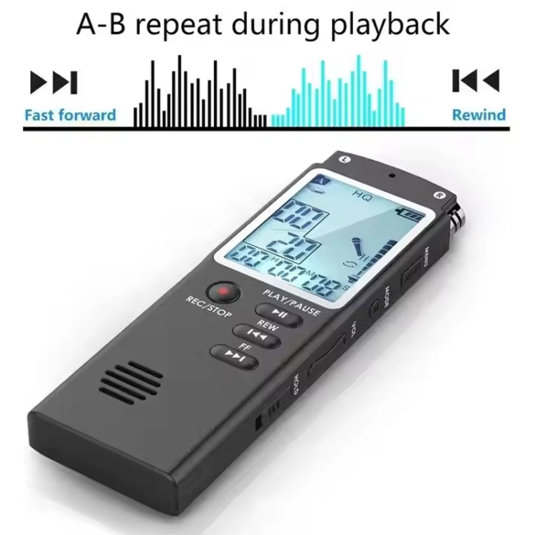 T60 Smart HD Noise Cancelling Voice Recorder MP3 Player