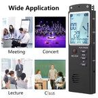 T60 Smart HD Noise Cancelling Voice Recorder MP3 Player