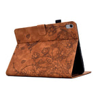 Flowers and Bird Embossed Smart Leather Tablet Case