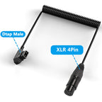 Camera Monitor Power Supply Cable Coiled Adapter Cable, Length: 1.5m