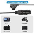 Camera Monitor Power Supply Cable Coiled Adapter Cable, Length: 1.5m