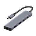 ADS-336 5 in 1 4K 60Hz HDMI, 2 x USB-C / Type-C, 2 x USB Multi-function HUB Expander