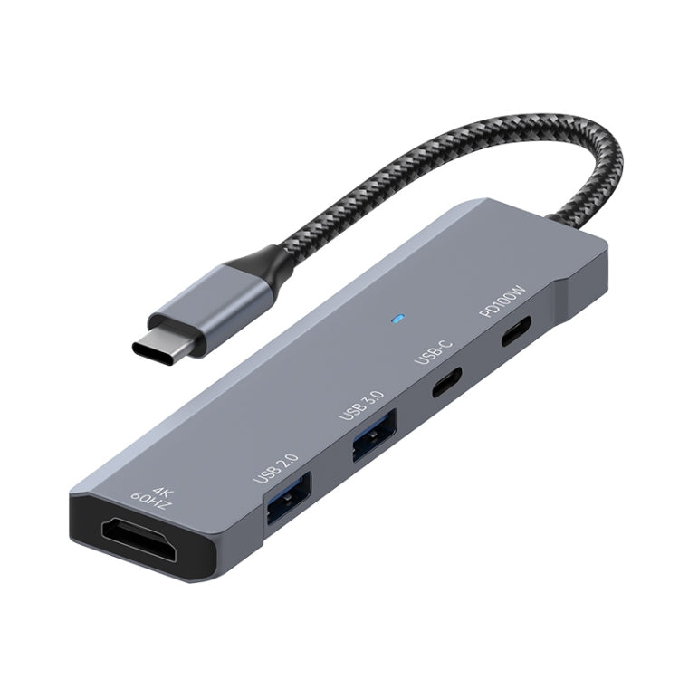 ADS-336 5 in 1 4K 60Hz HDMI, 2 x USB-C / Type-C, 2 x USB Multi-function HUB Expander