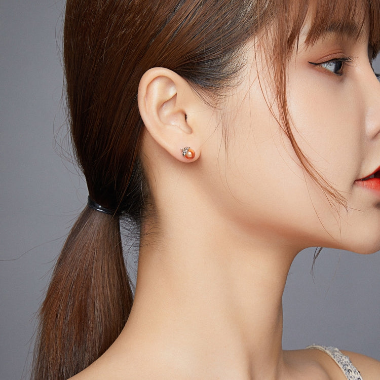 S925 Sterling Silver Oak Fruit Women Earrings Jewelry