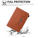 Hardware Buckle Smart Leather Tablet Case