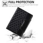 Diamond Pattern Hardware Buckle Smart Leather Tablet Case