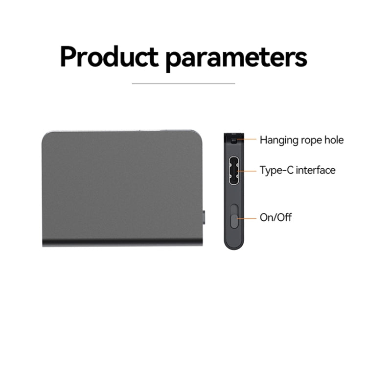 Q61A Ultra-thin HD Noise Reduction Voice Recording Pen Support APP Control