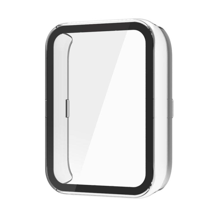 Tempered Film Integrated PC Watch Protective Case — Pink