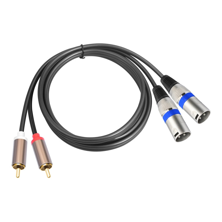 2 RCA Male to 2 XLR 3pin Male Audio Cable — view 8