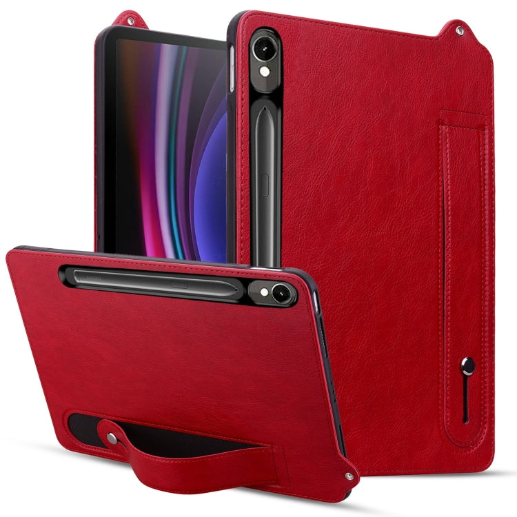 TPU Leather Back Tablet Case with Wristband
