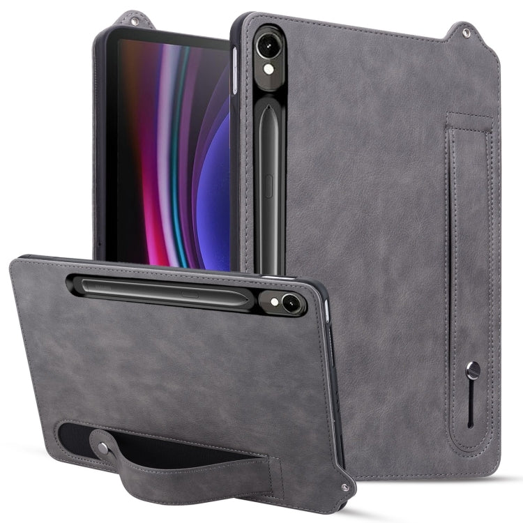 TPU Leather Back Tablet Case with Wristband