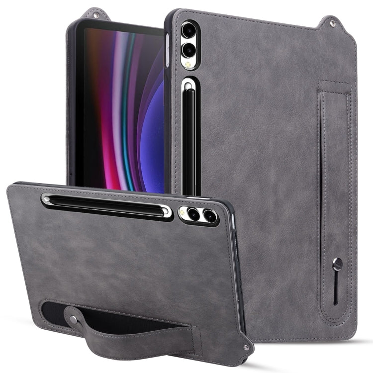 TPU Leather Back Tablet Case with Wristband