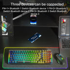 AULA F98Pro V3 99 Keys Wired/2.4G/Bluetooth Three Model RGB Mechanical Keyboard